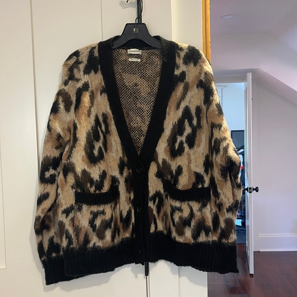 Marlene Birger Leopard Cardigan - medium